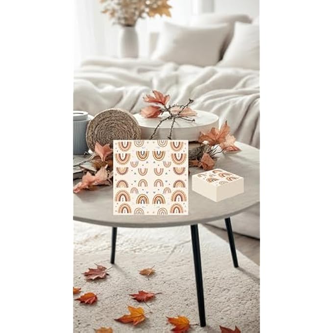 BOHO RAINBOW NAPKINS SET OF 48BABY SHOWER, PARTY SUPPLIES, LUNCH NAPKINS, PAPER TABLEWARE FOR FESTIVE CELEBRATIONS - Image 5